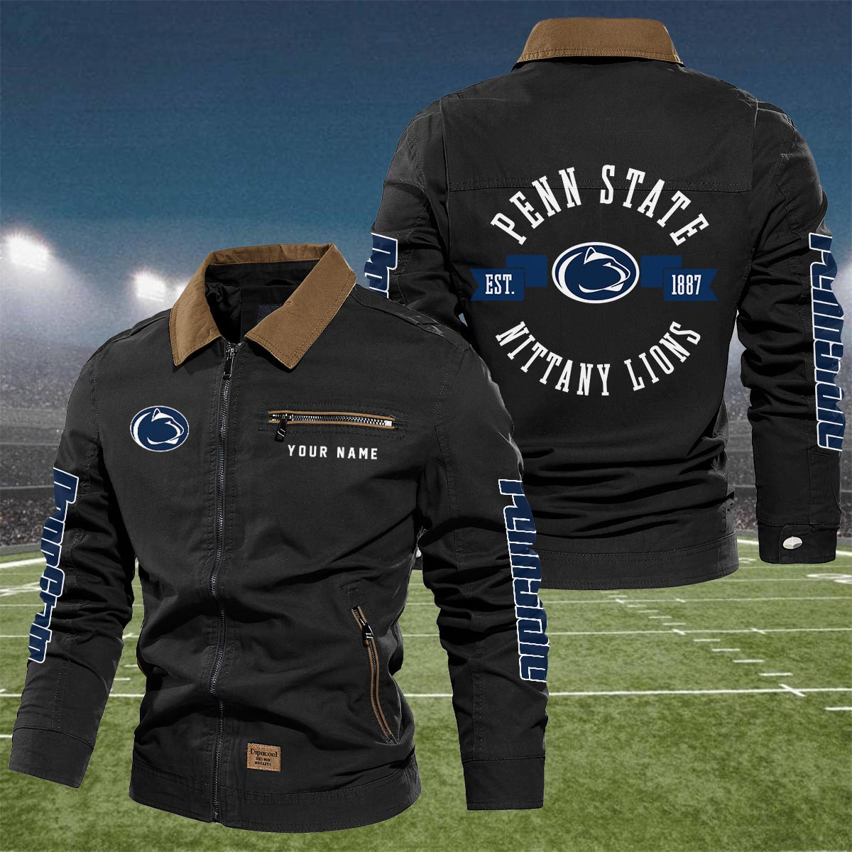 Sportswearmerch Penn State Nittany Lions NCAA Lapel Jacket For Fan