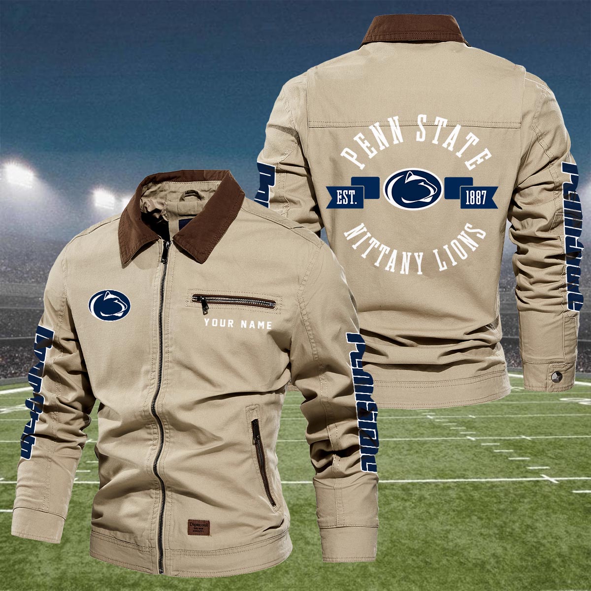 Sportswearmerch Penn State Nittany Lions NCAA Lapel Jacket For Fan