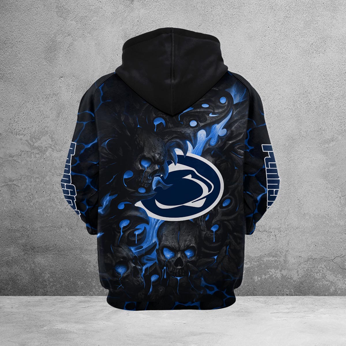 Sportswearmerch Penn State Nittany Lions NCAA Lava Skull Hoodie For Fan