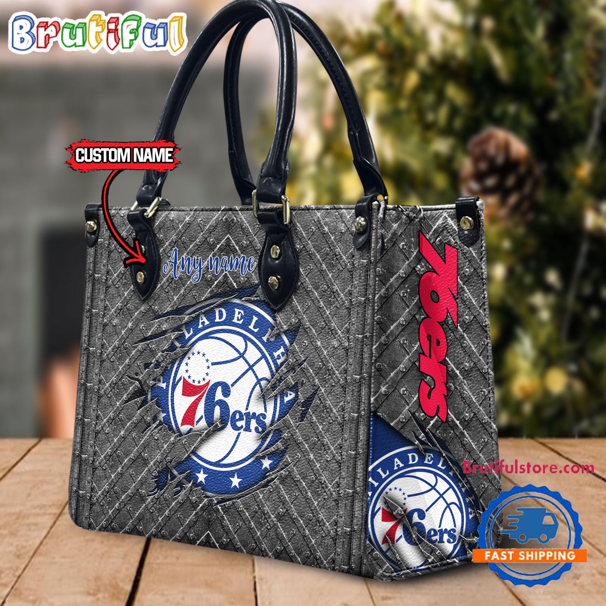 Sportswearmerch Philadelphia 76ers NBA Leather Bag For Fan
