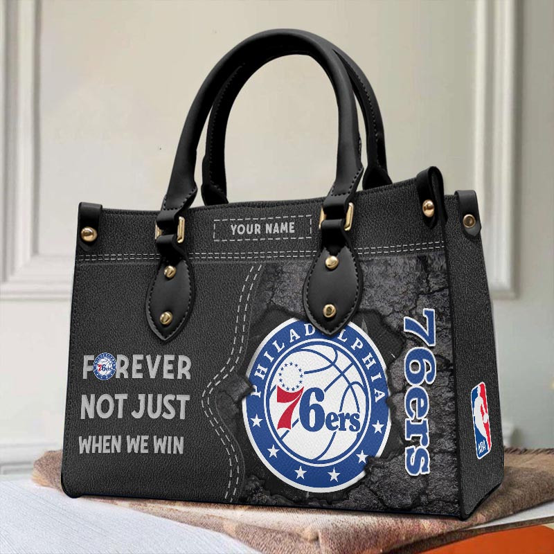 Sportswearmerch Philadelphia 76ers NBA Leather Handbag For Fan