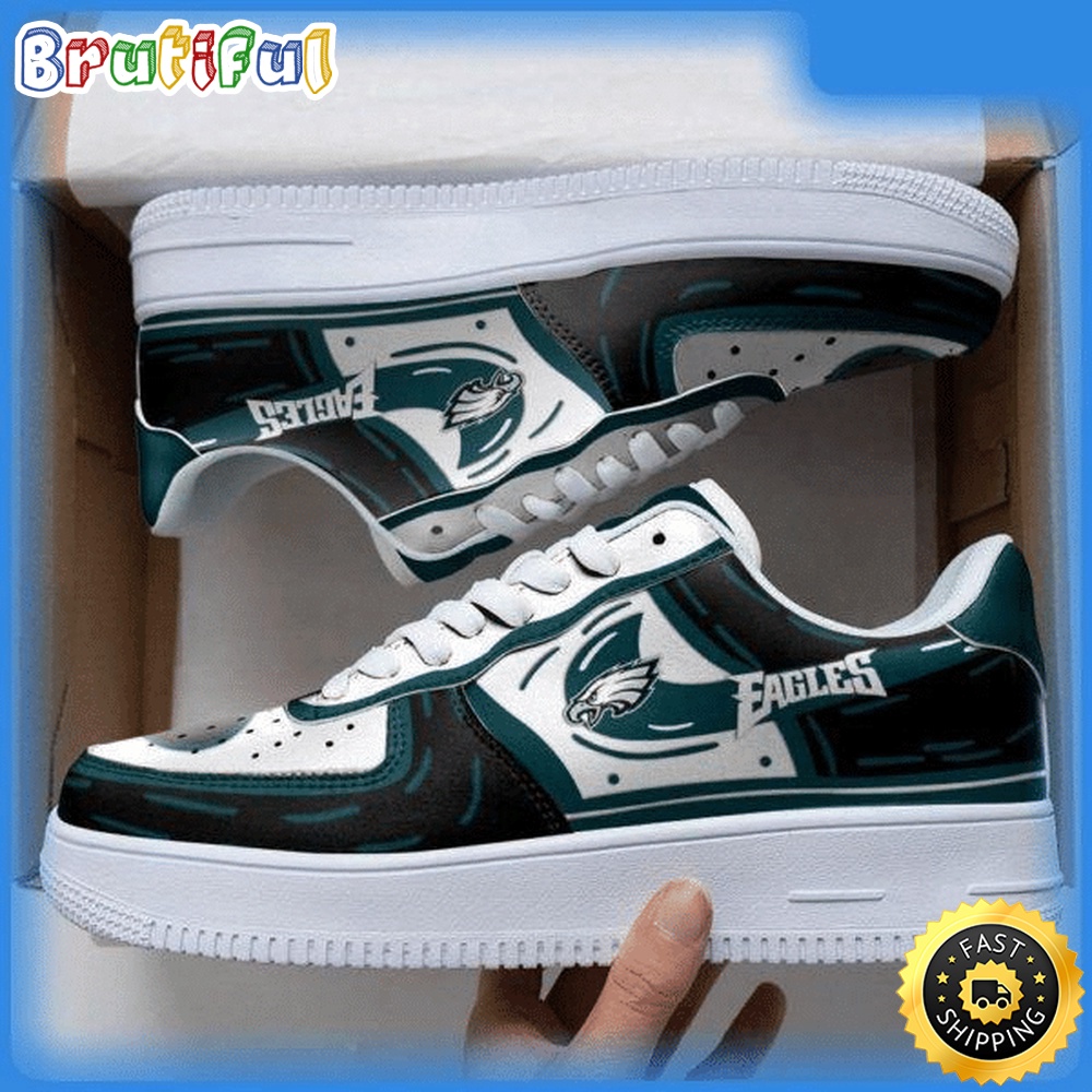 Sportswearmerch Philadelphia Eagles NFL Air Low-Top Sneakers Shoes For Men And Women