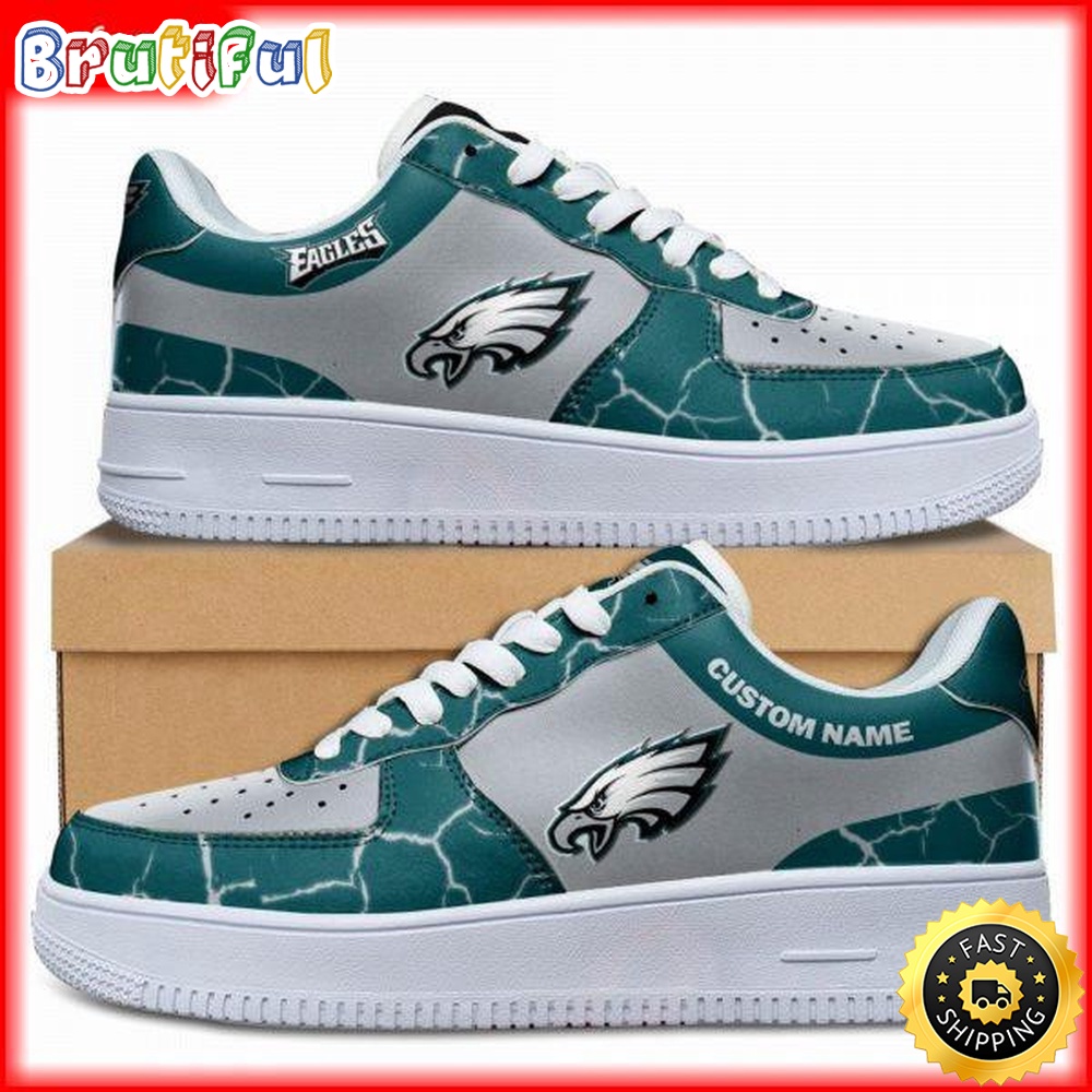 Sportswearmerch Philadelphia Eagles NFL Air Low-Top Sneakers Shoes For Men And Women