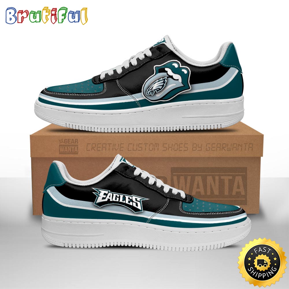 Sportswearmerch Philadelphia Eagles NFL Air Low-Top Sneakers Shoes For Men And Women