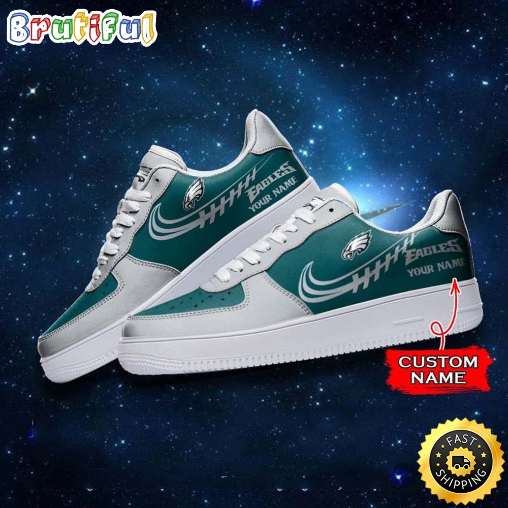 Sportswearmerch Philadelphia Eagles NFL Air Low-Top Sneakers Shoes For Men And Women