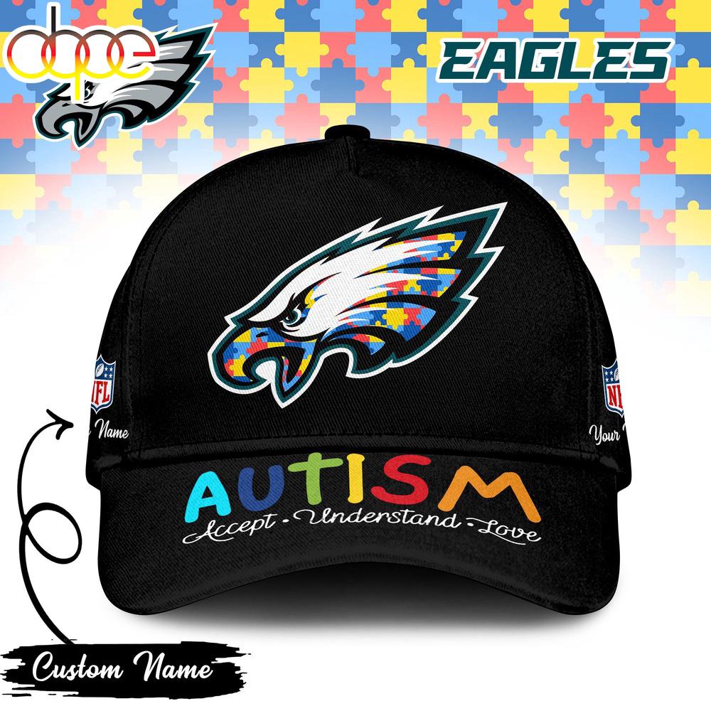 Sportswearmerch Philadelphia Eagles NFL Autism Classic Cap For Fan
