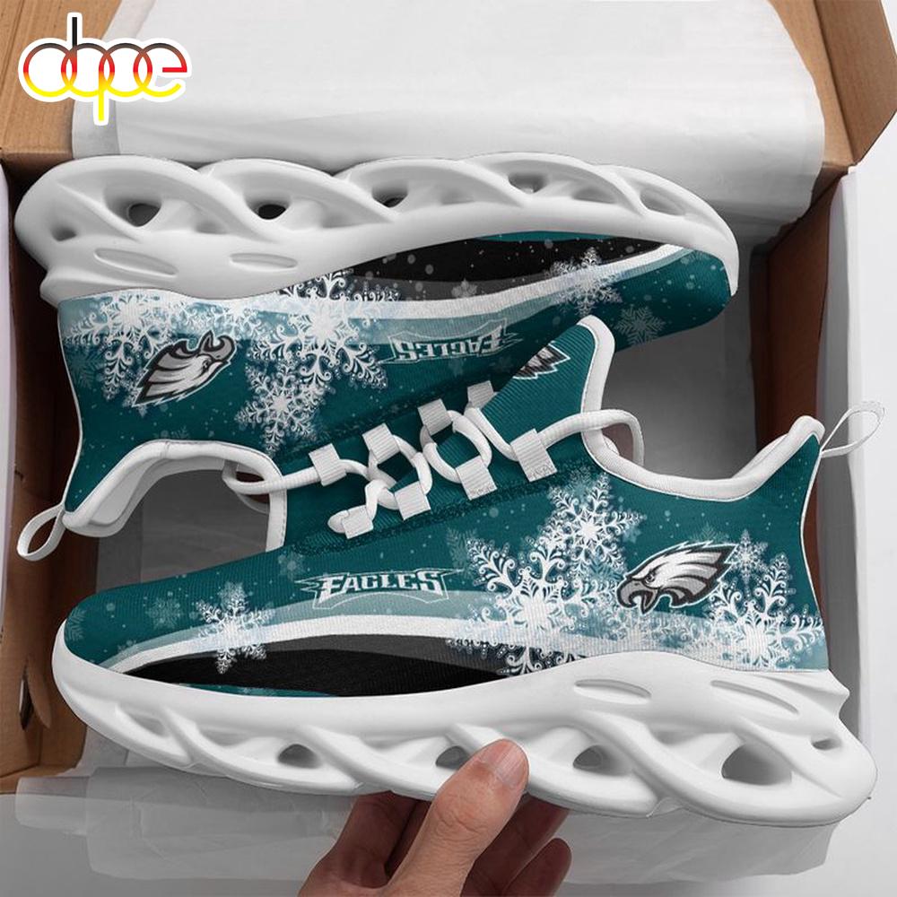 Sportswearmerch Philadelphia Eagles NFL Christmas Snow Max Soul Shoes Sneakers For Men And Women