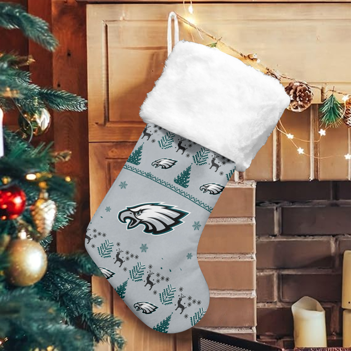 Sportswearmerch Philadelphia Eagles NFL Christmas Socks For Fan