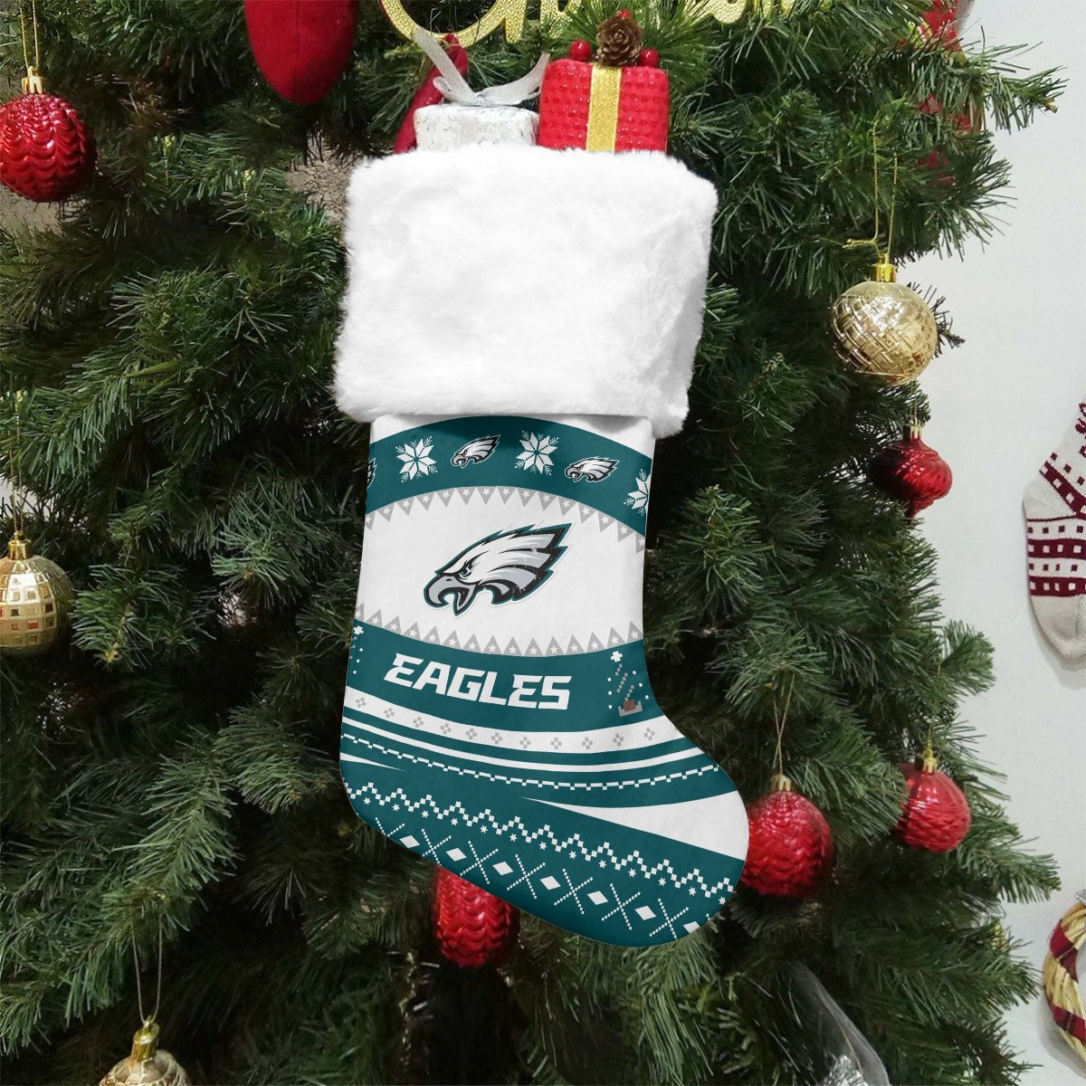 Sportswearmerch Philadelphia Eagles NFL Christmas Socks For Fan