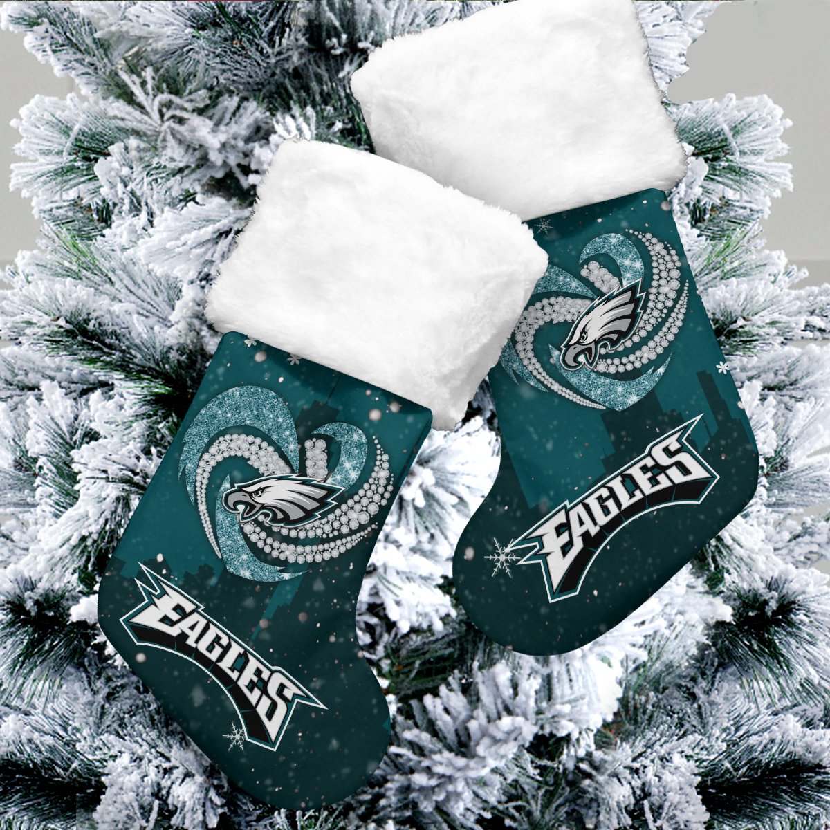 Sportswearmerch Philadelphia Eagles NFL Christmas Socks For Fan