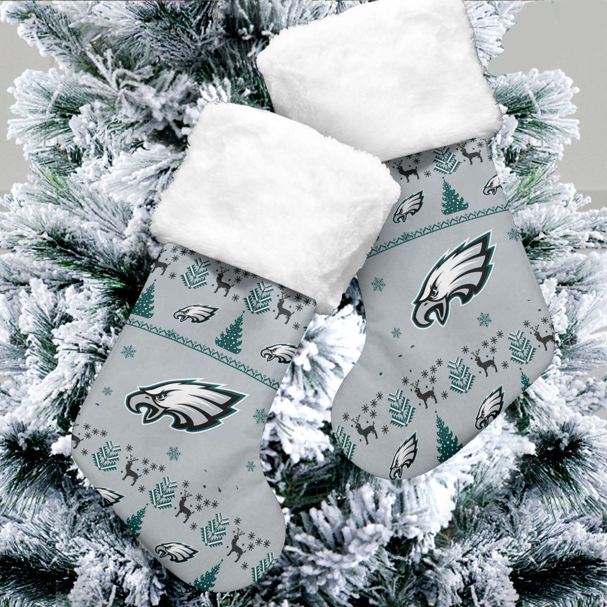 Sportswearmerch Philadelphia Eagles NFL Christmas Socks For Fan