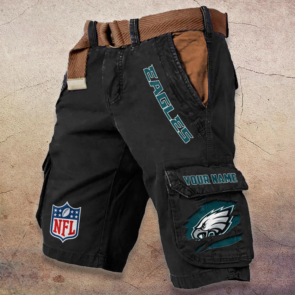 Sportswearmerch Philadelphia Eagles NFL Denim Short For Fan
