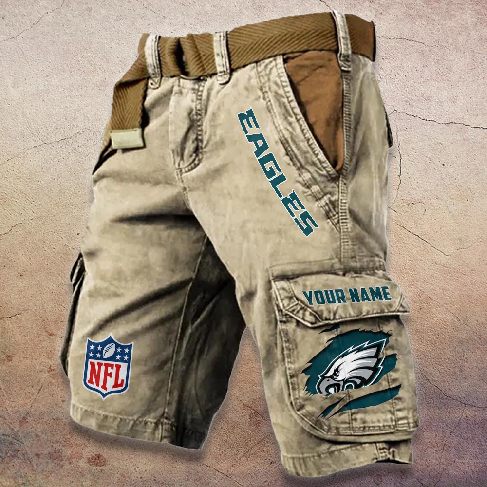 Sportswearmerch Philadelphia Eagles NFL Denim Short For Fan
