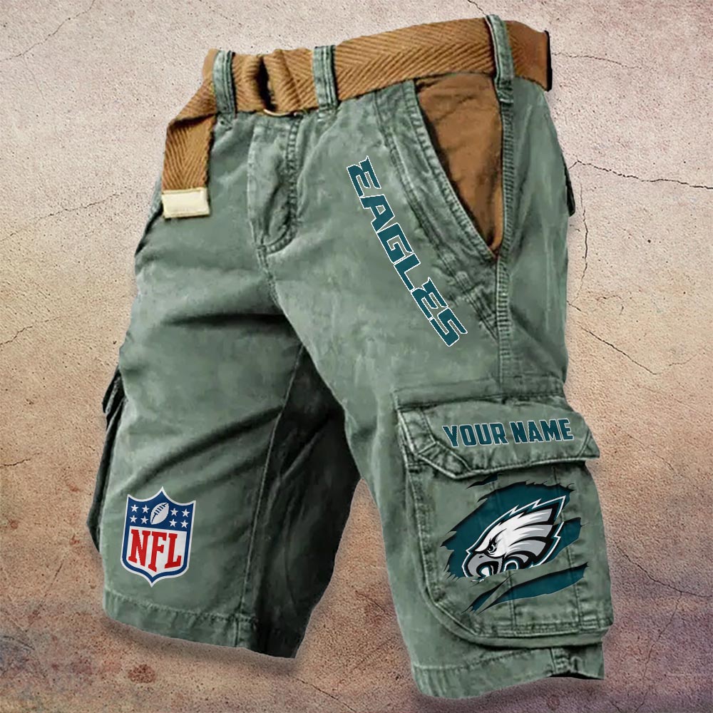 Sportswearmerch Philadelphia Eagles NFL Denim Short For Fan