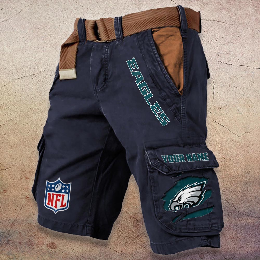 Sportswearmerch Philadelphia Eagles NFL Denim Short For Fan