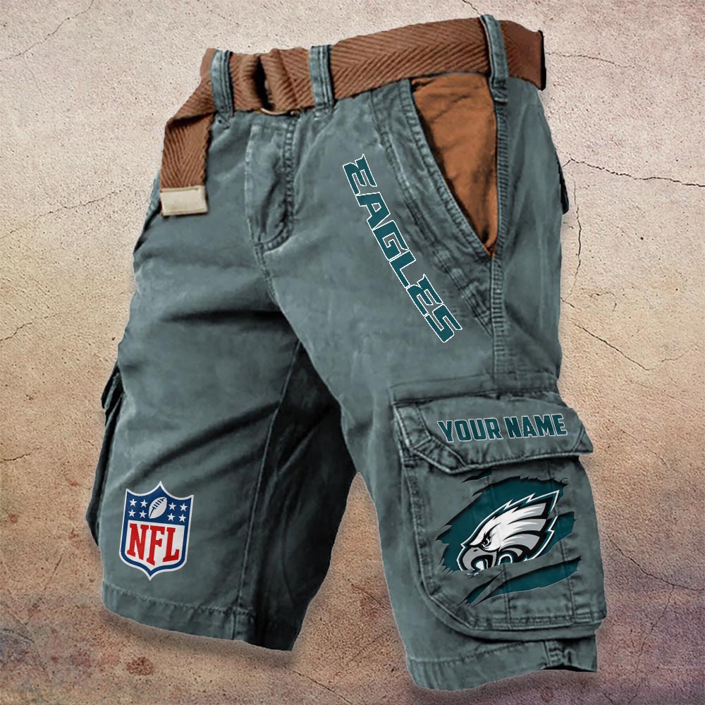 Sportswearmerch Philadelphia Eagles NFL Denim Short For Fan