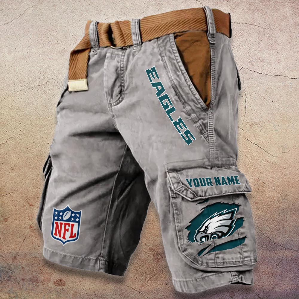 Sportswearmerch Philadelphia Eagles NFL Denim Short For Fan