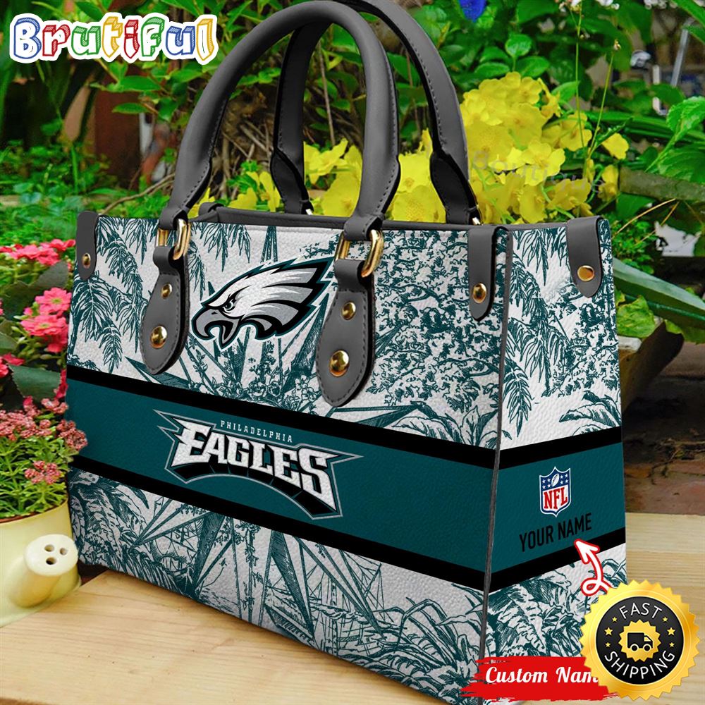 Sportswearmerch Philadelphia Eagles NFL Leather Handbag For Fan