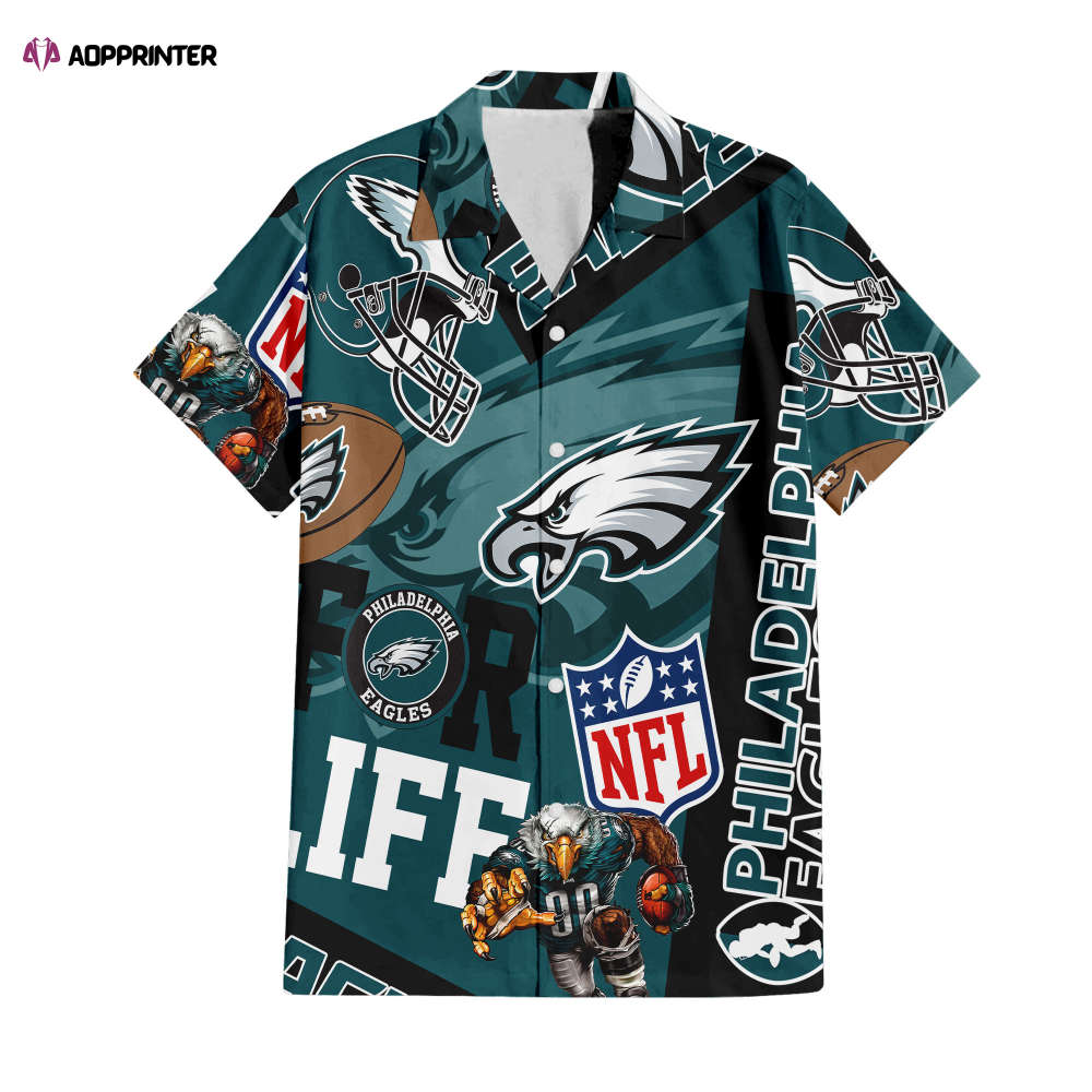 Sportswearmerch Philadelphia Eagles NFL Personalized Hawaiian Shirt For Fan