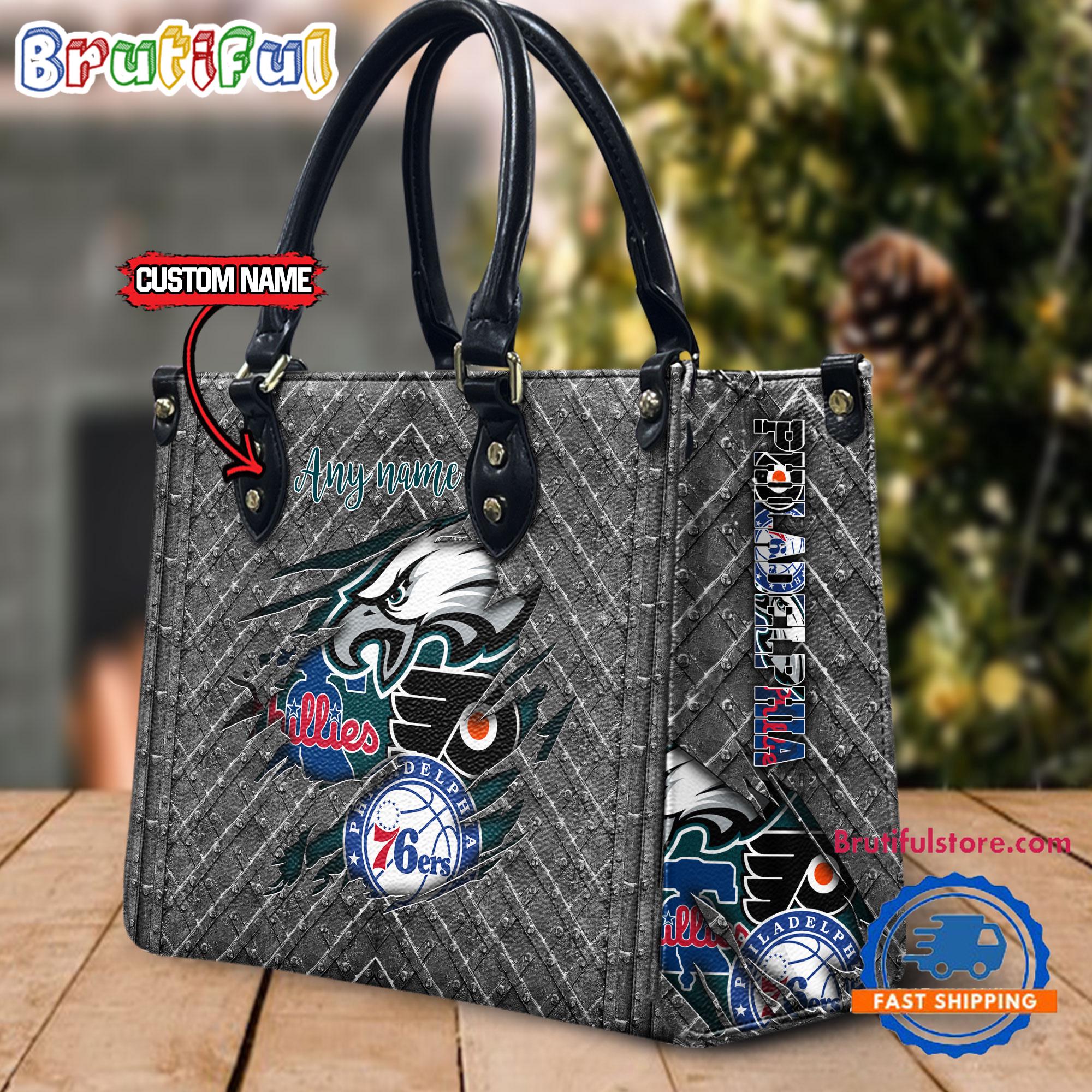 Sportswearmerch Philadelphia Eagles NFL Sports Leather Bag For Fan