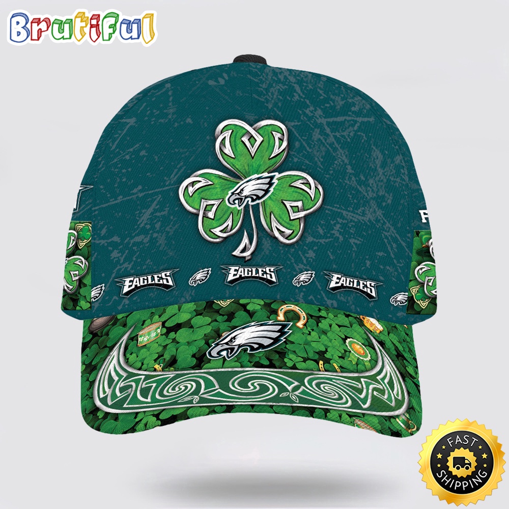 Sportswearmerch Philadelphia Eagles NFL St Patrick Day Classic Cap For Fan