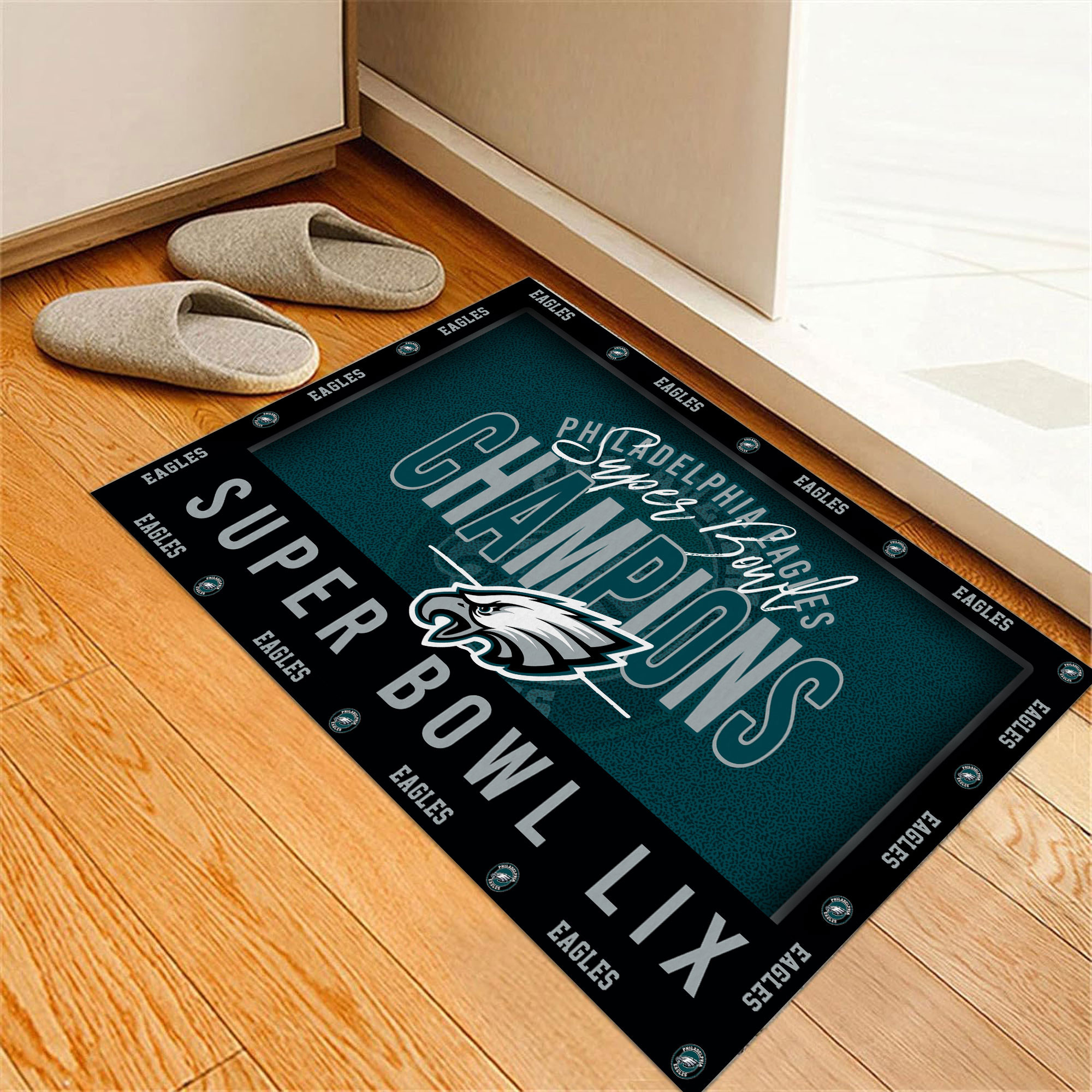 Sportswearmerch Philadelphia Eagles NFL Super Bowl LIX Champions Doormat For Fan