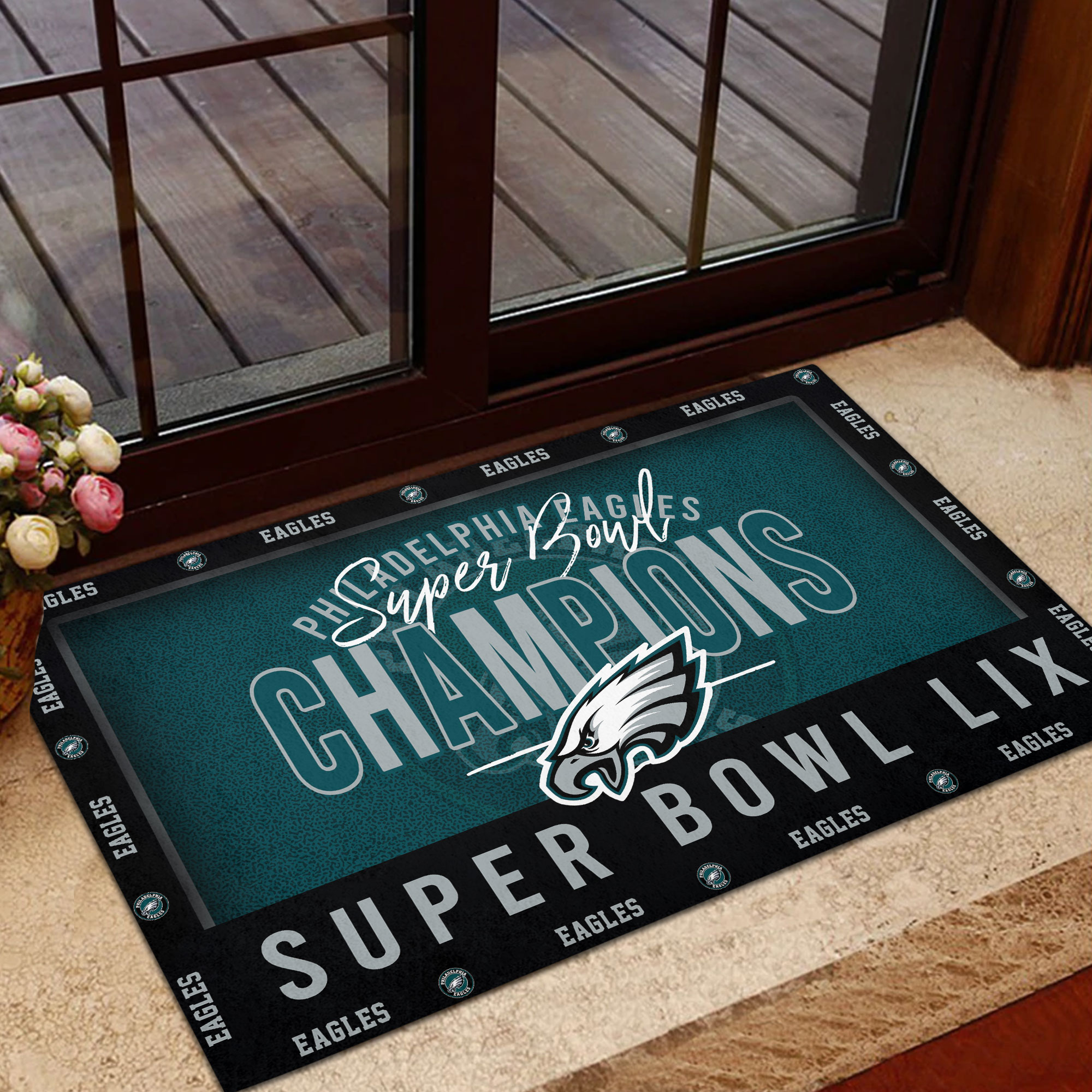 Sportswearmerch Philadelphia Eagles NFL Super Bowl LIX Champions Doormat For Fan