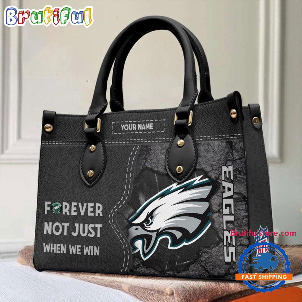 Sportswearmerch Philadelphia Eagles NFL Women's Leather Bag For Fan