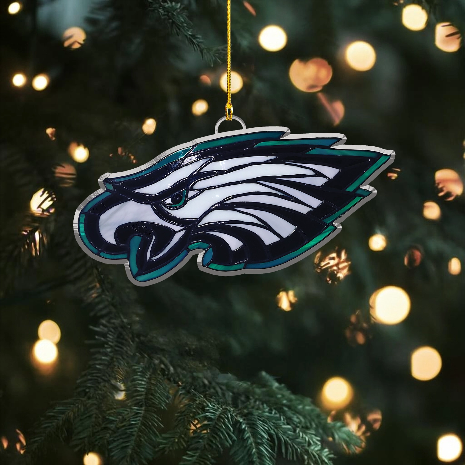Sportswearmerch Philadelphia Eagles NFL x Christmas Acrylic Ornament Gift For Fans