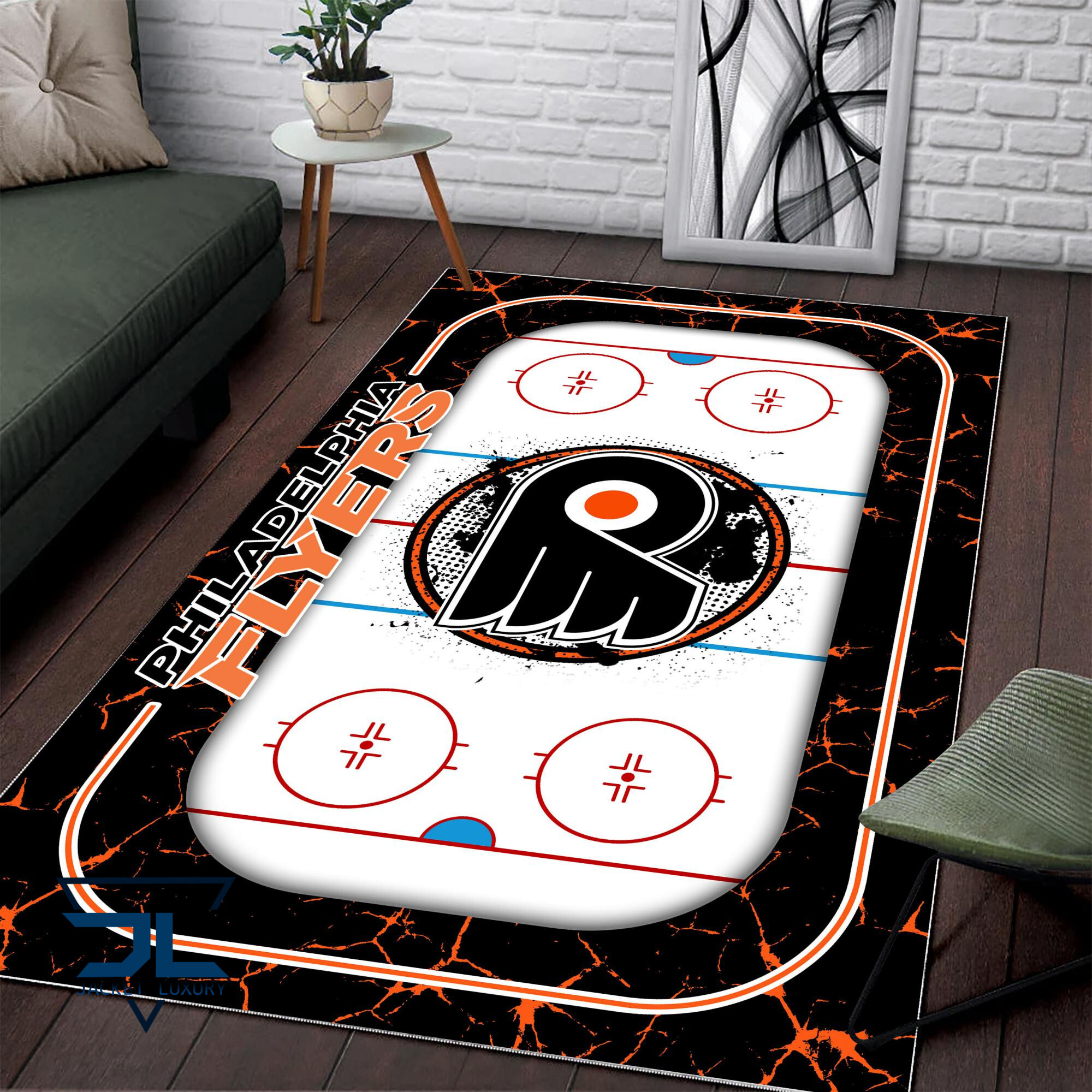 Sportswearmerch Philadelphia Flyers NHL Area Rug For Fan