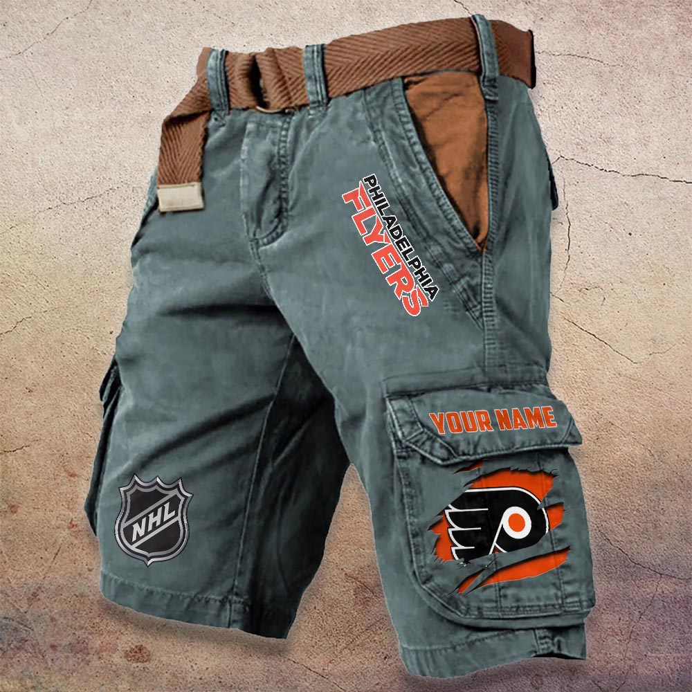 Sportswearmerch Philadelphia Flyers NHL Denim Short For Fan