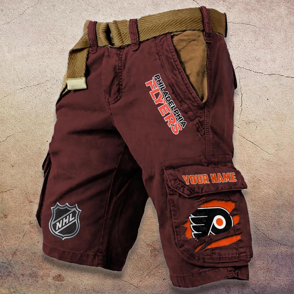 Sportswearmerch Philadelphia Flyers NHL Denim Short For Fan