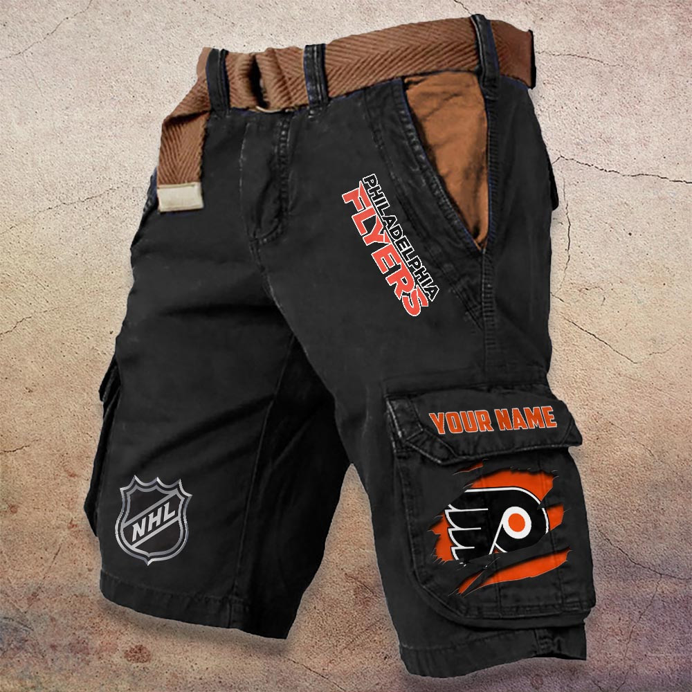 Sportswearmerch Philadelphia Flyers NHL Denim Short For Fan