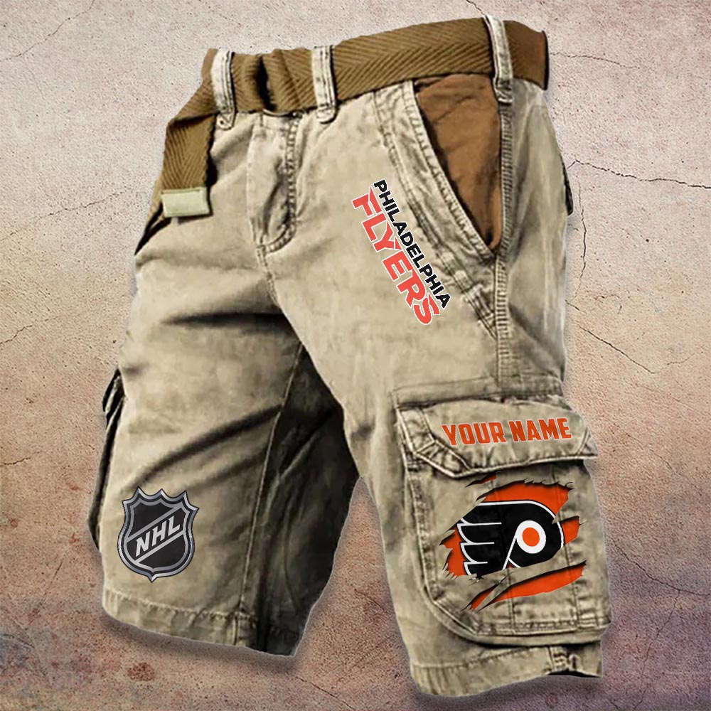 Sportswearmerch Philadelphia Flyers NHL Denim Short For Fan