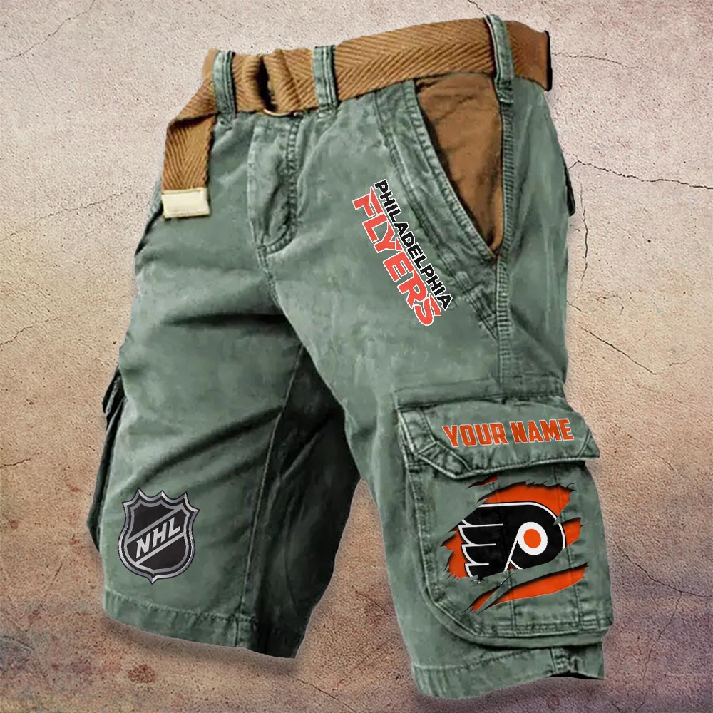 Sportswearmerch Philadelphia Flyers NHL Denim Short For Fan