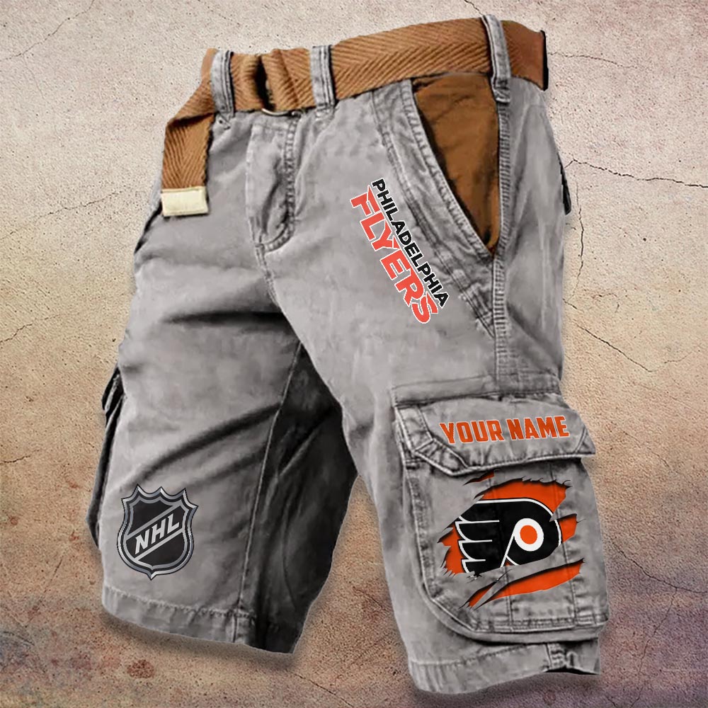 Sportswearmerch Philadelphia Flyers NHL Denim Short For Fan