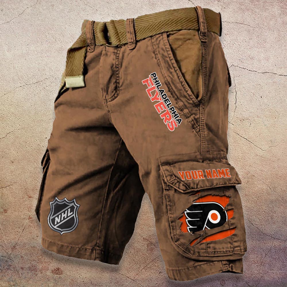 Sportswearmerch Philadelphia Flyers NHL Denim Short For Fan
