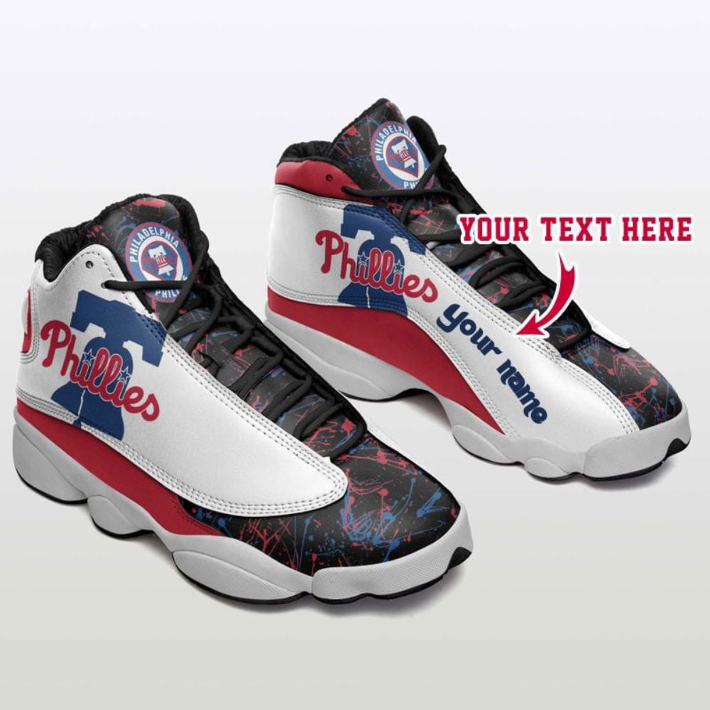 Sportswearmerch Philadelphia Phillies MLB AJ13 Sneakers Shoes For Men And Women