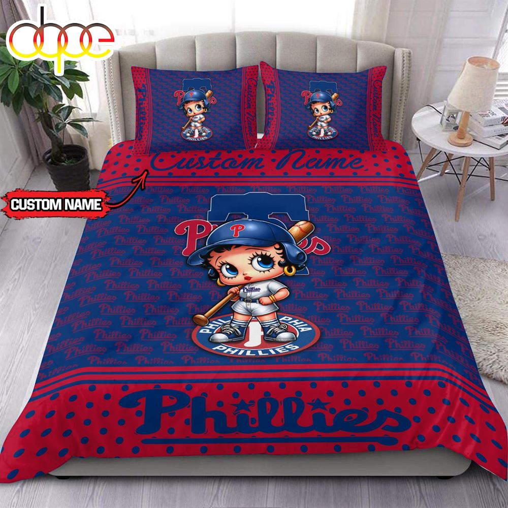 Sportswearmerch Philadelphia Phillies MLB Baseball Bedding Set For Fan