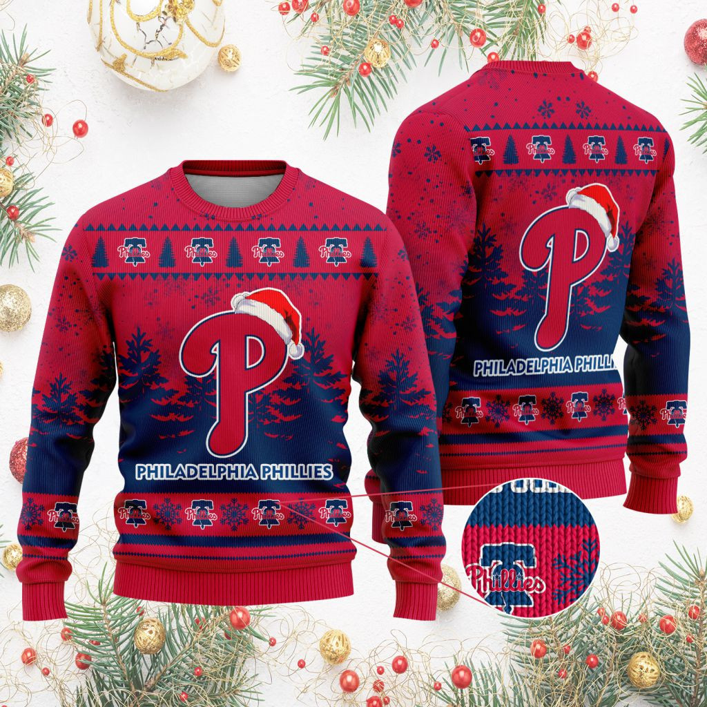 Sportswearmerch Philadelphia Phillies MLB Funny Christmas Ugly Sweater For Fans