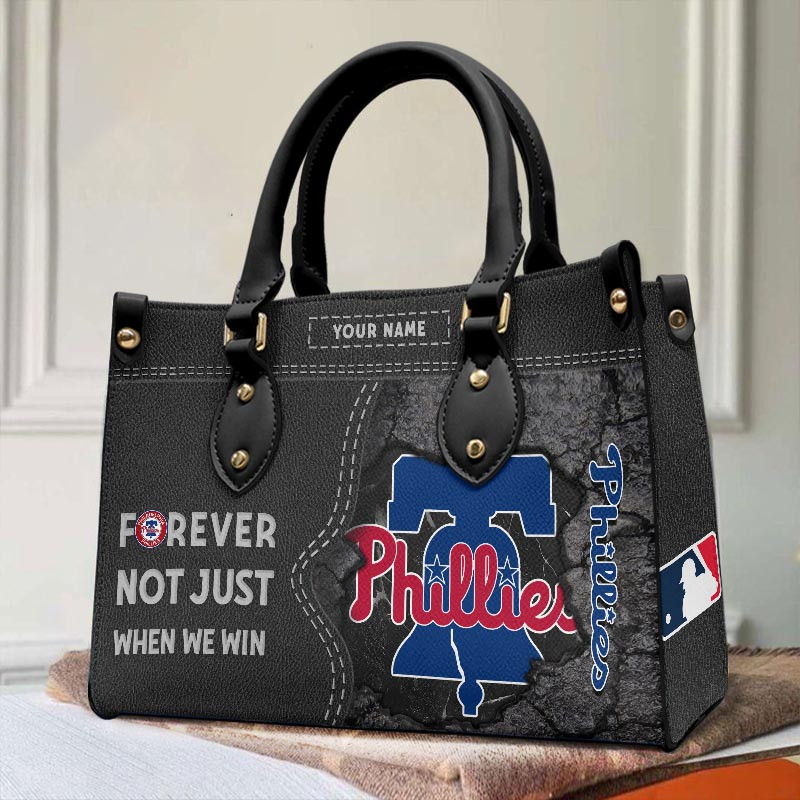 Sportswearmerch Philadelphia Phillies MLB Leather Handbag For Fan