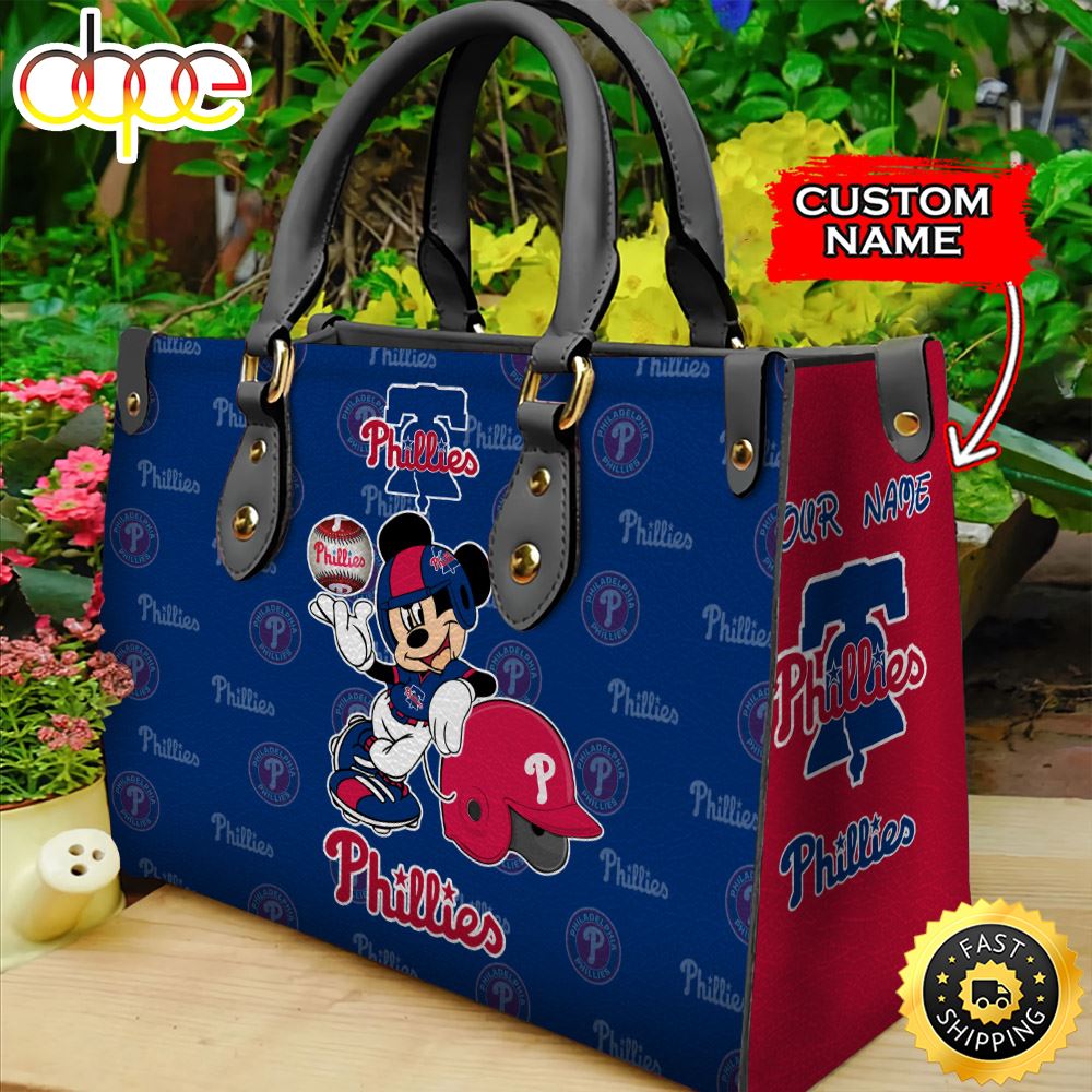 Sportswearmerch Philadelphia Phillies MLB Mickey Leather Bag For Fan