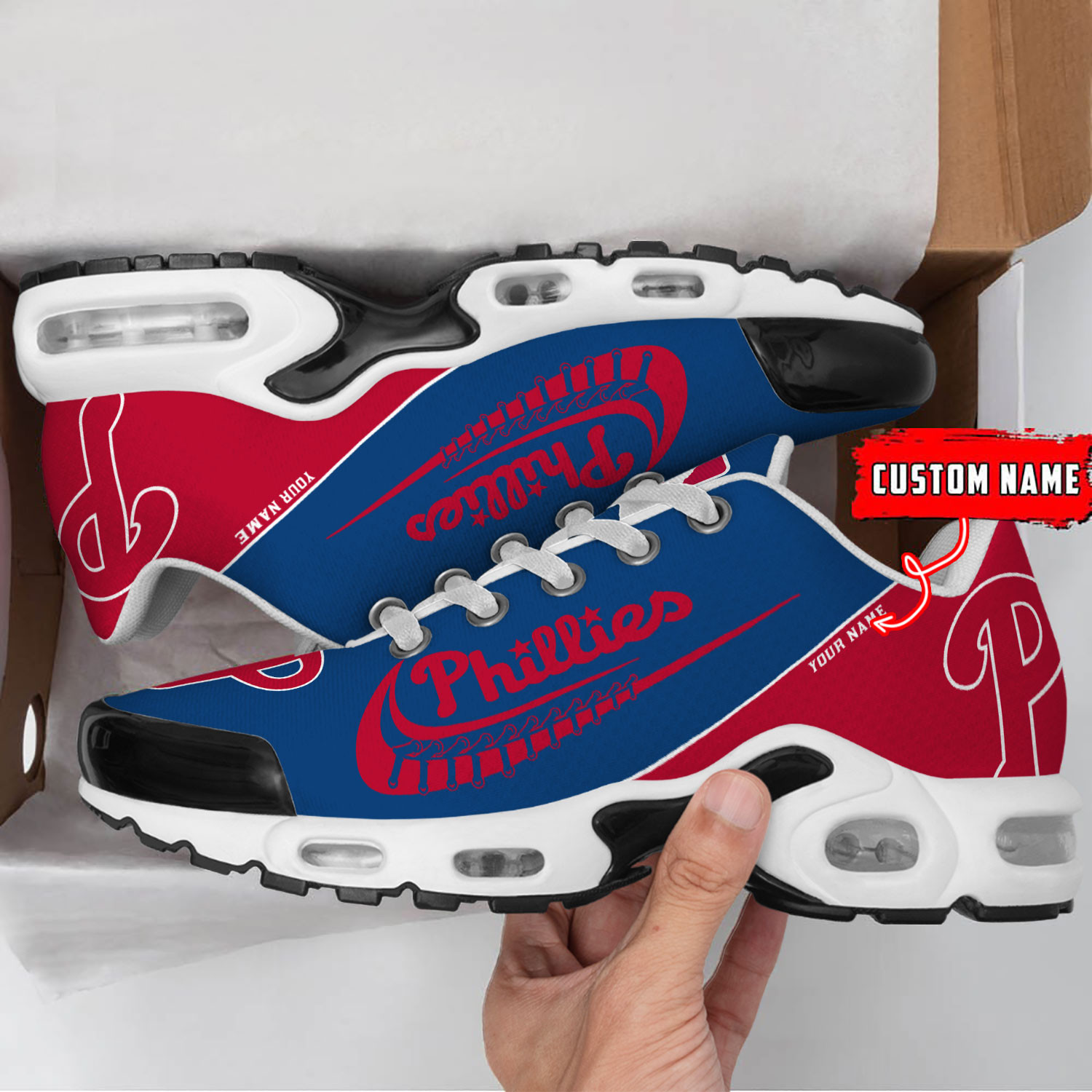 Sportswearmerch Philadelphia Phillies MLB TN Shoes Sneakers For Men And Women