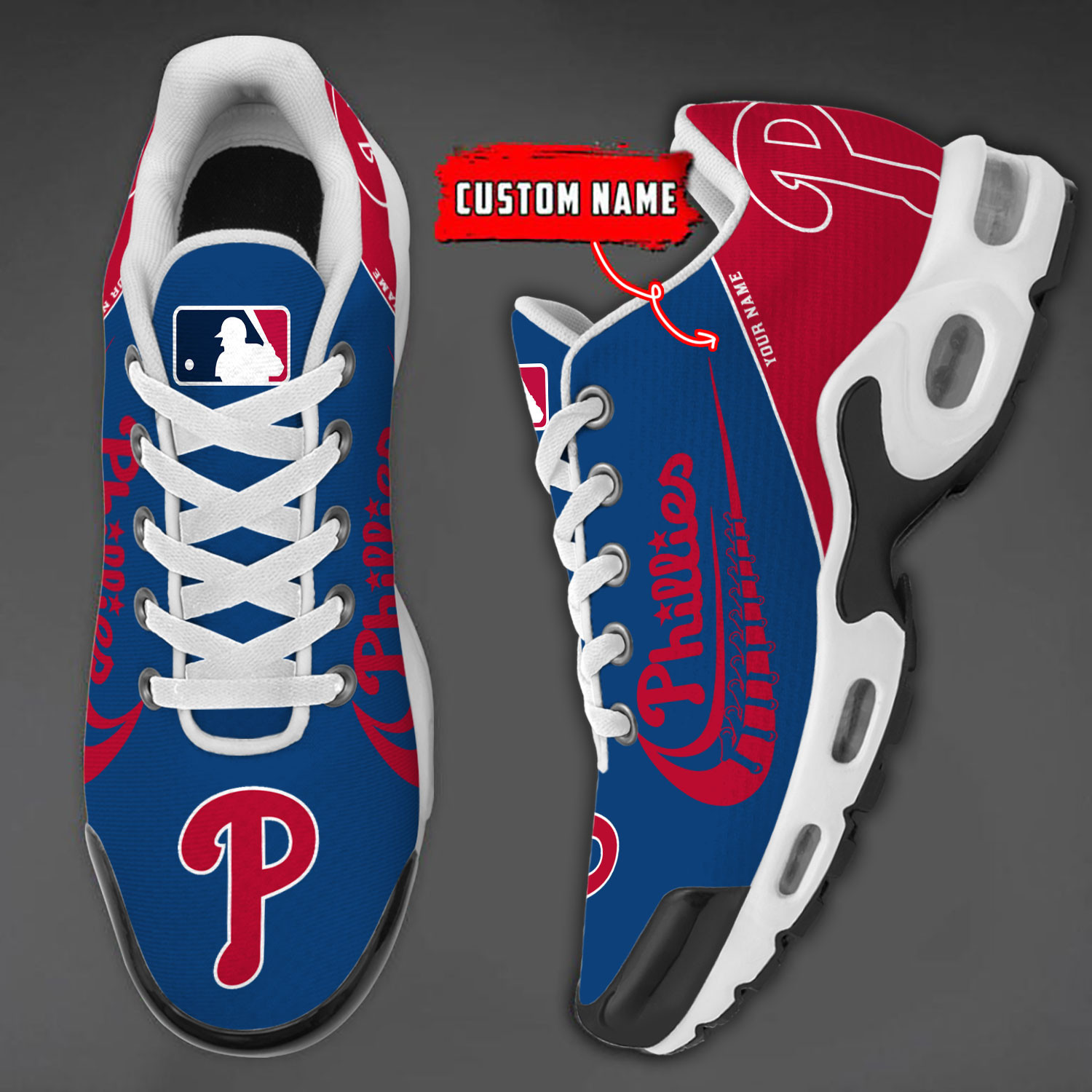 Sportswearmerch Philadelphia Phillies MLB TN Shoes Sneakers For Men And Women