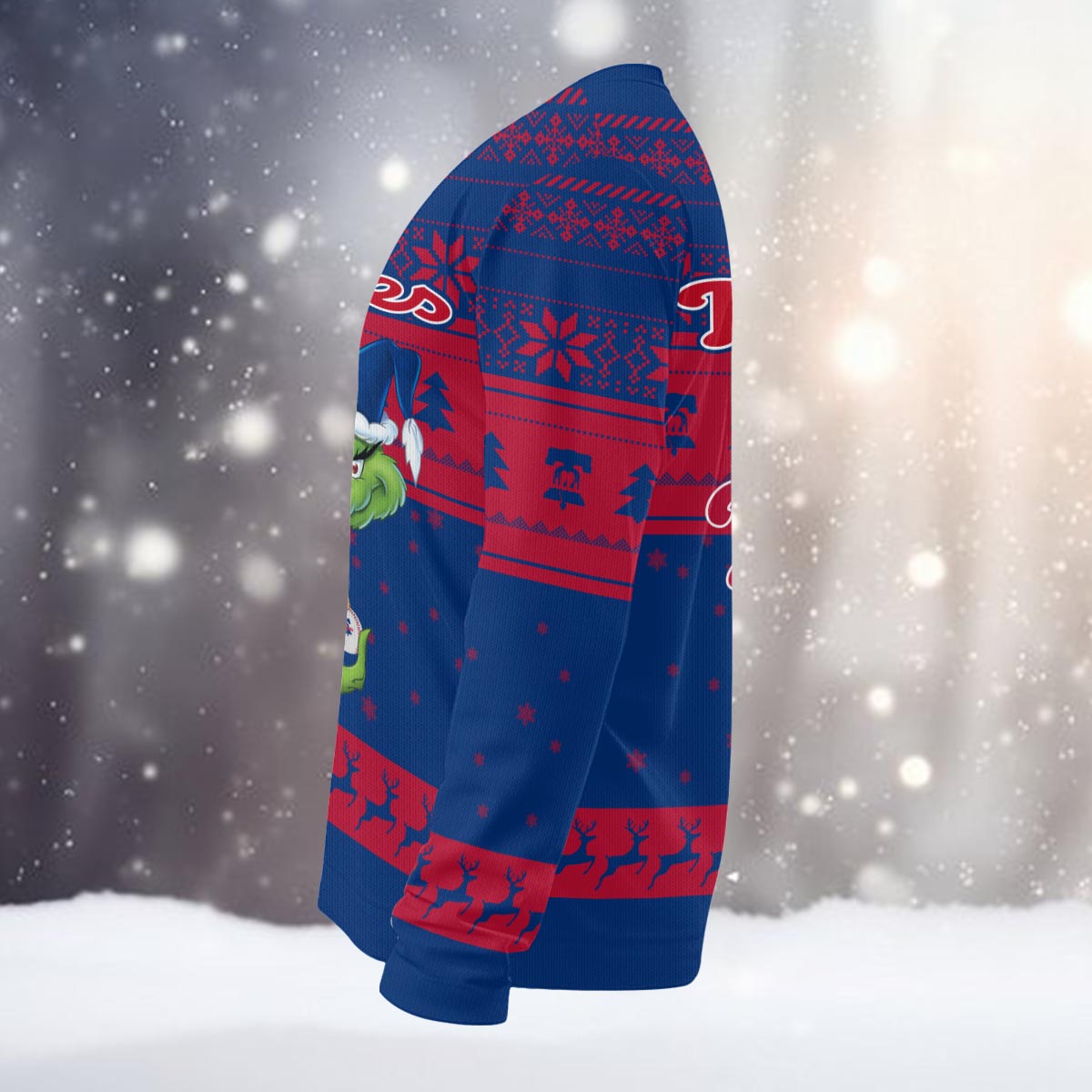 Sportswearmerch Philadelphia Phillies MLB x Grinch Christmas Ugly Sweater For Fans