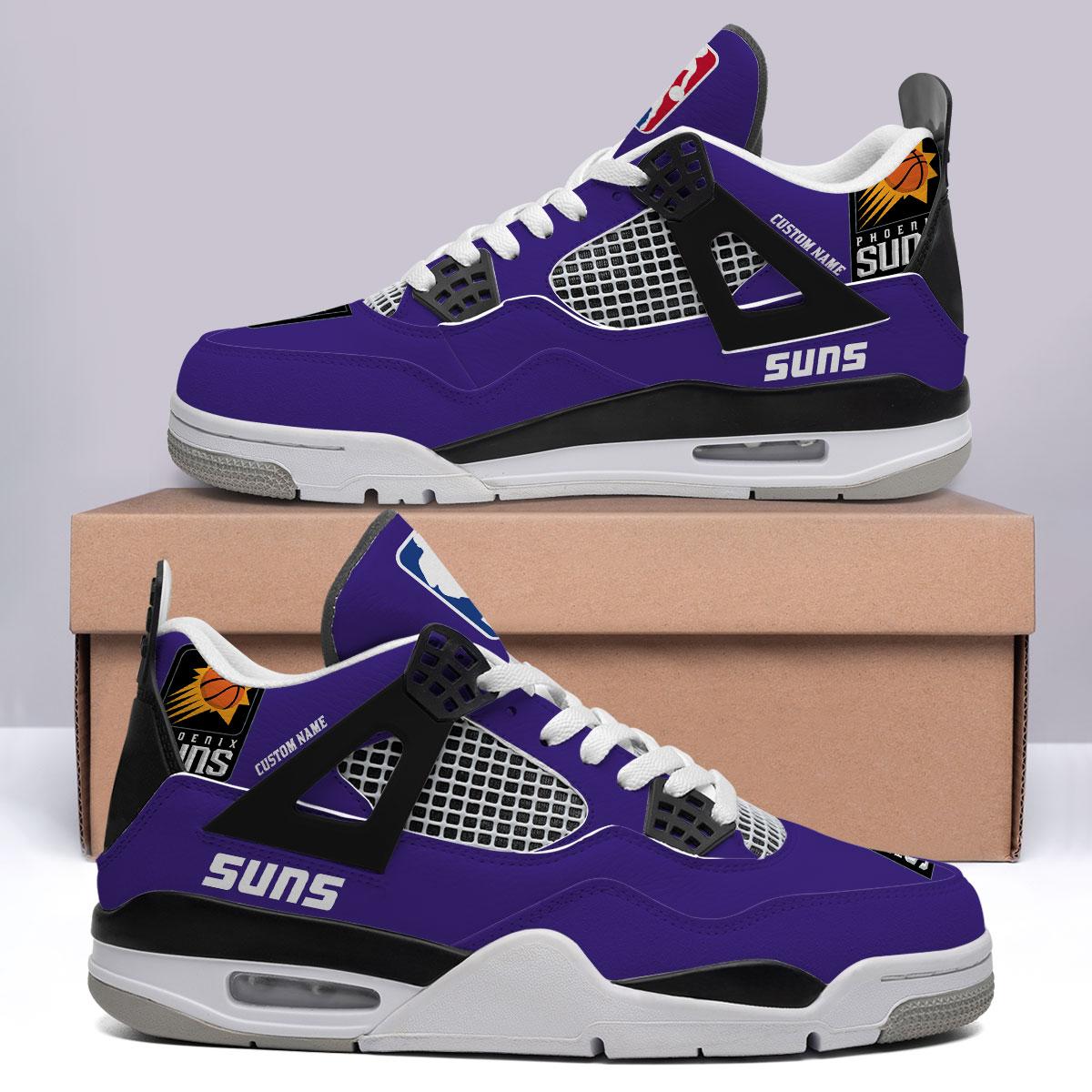 Sportswearmerch Phoenix Suns NBA Air Jordan 4 SnAJ4 Sneakers Shoes For Men And Women