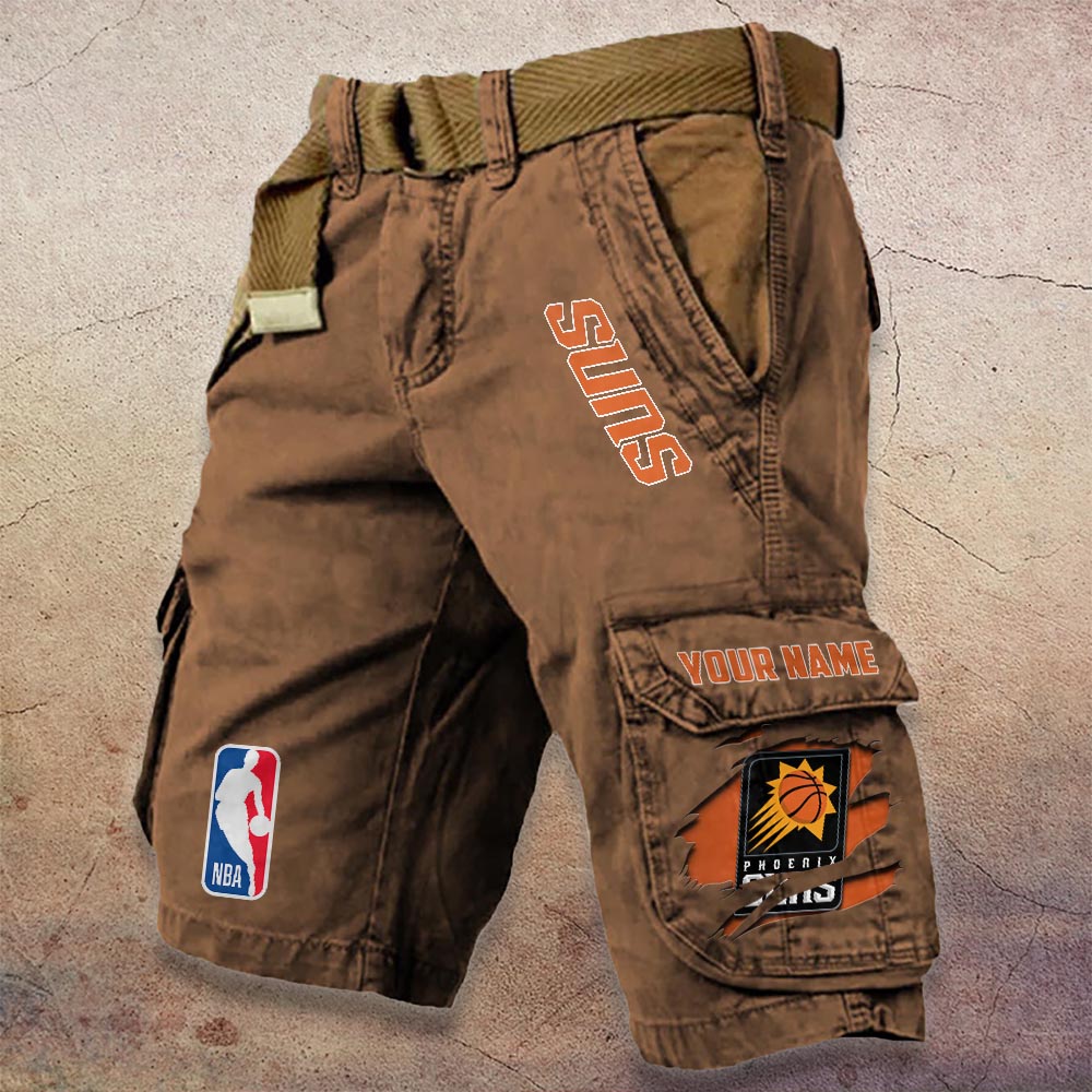 Sportswearmerch Phoenix Suns NBA Denim Short For Fan