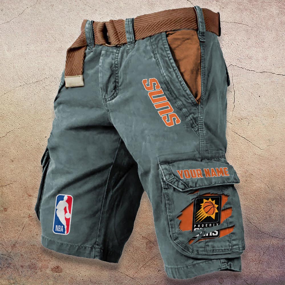 Sportswearmerch Phoenix Suns NBA Denim Short For Fan