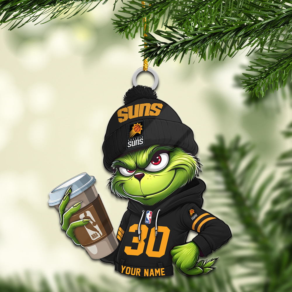 Sportswearmerch Phoenix Suns NBA Personalized Acrylic Ornament For Fans