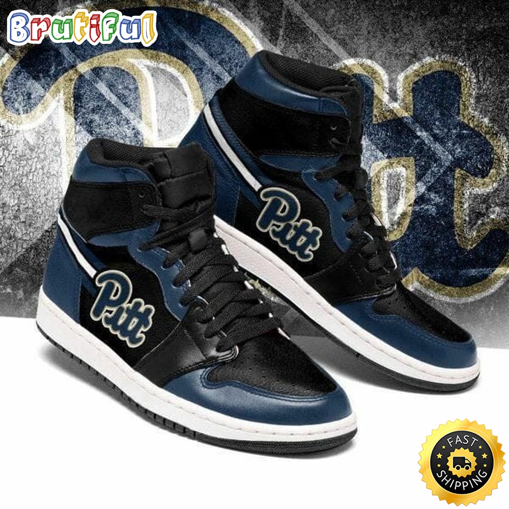 Sportswearmerch Pittsburgh Panthers NCAA AJ1 High Sneakers Shoes For Men And Women